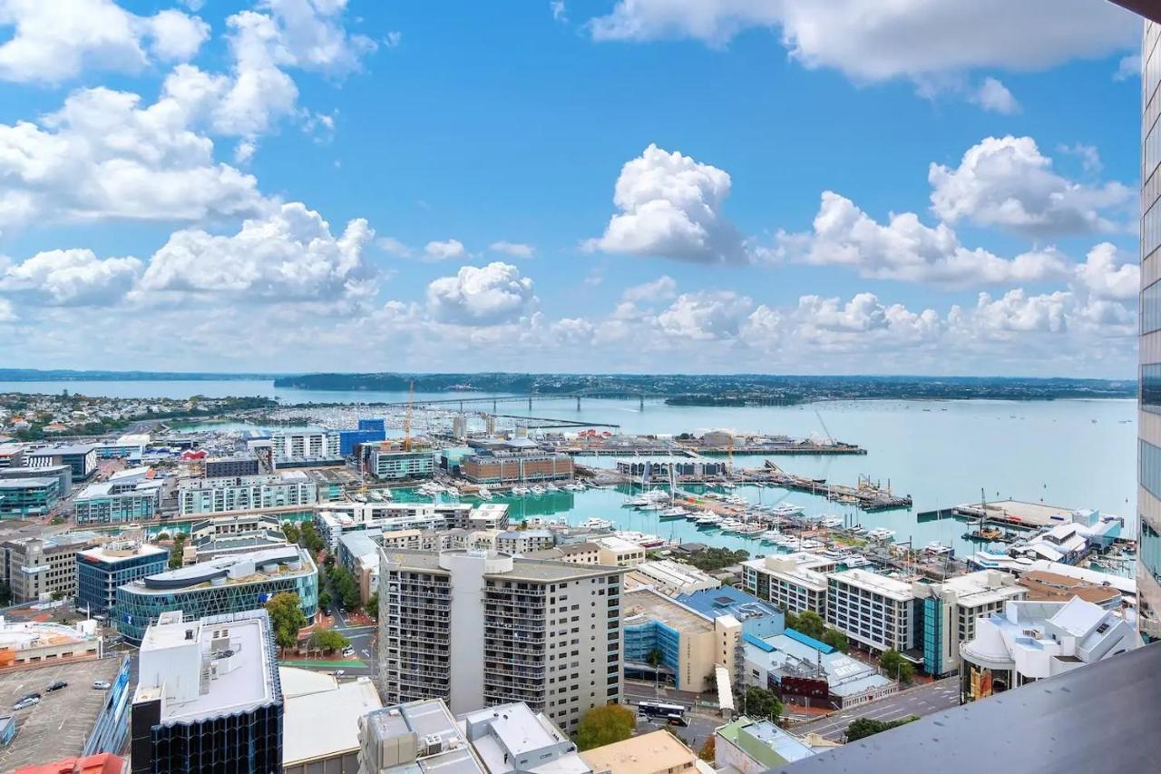 Apartmán Amazing Harbour, Skytower And Rangitoto Views Auckland Exteriér fotografie